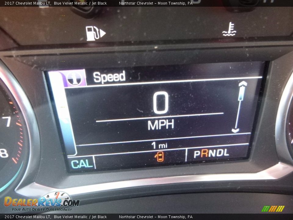 2017 Chevrolet Malibu LT Blue Velvet Metallic / Jet Black Photo #20
