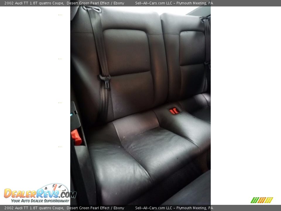 2002 Audi TT 1.8T quattro Coupe Desert Green Pearl Effect / Ebony Photo #17