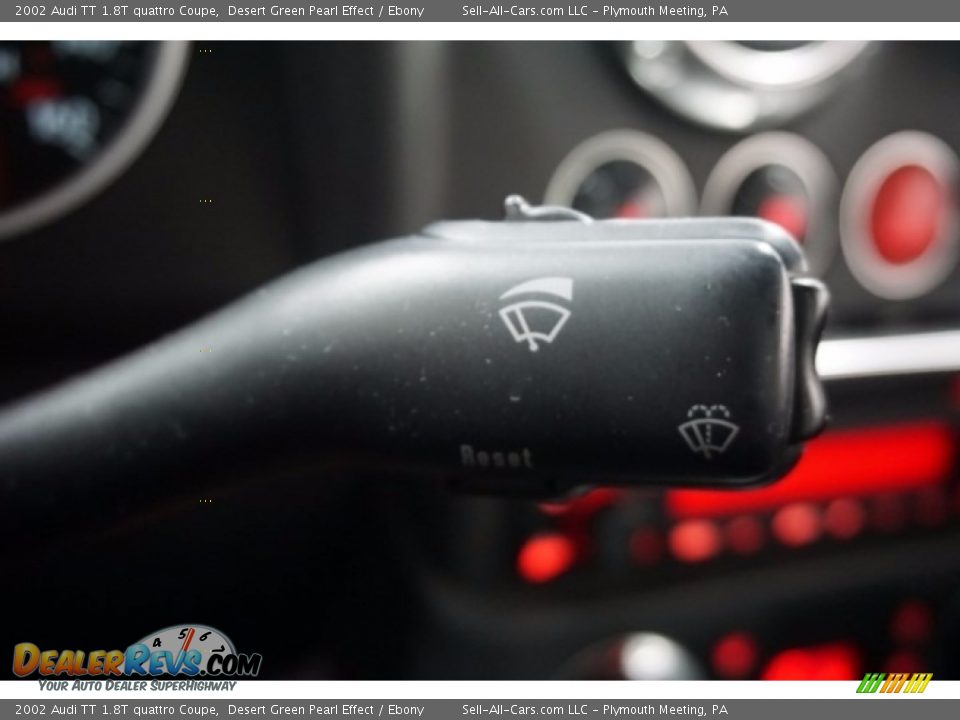 2002 Audi TT 1.8T quattro Coupe Desert Green Pearl Effect / Ebony Photo #27