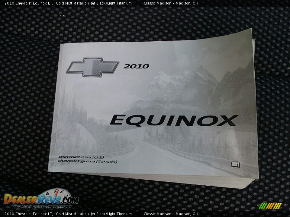 2010 Chevrolet Equinox LT Gold Mist Metallic / Jet Black/Light Titanium Photo #19