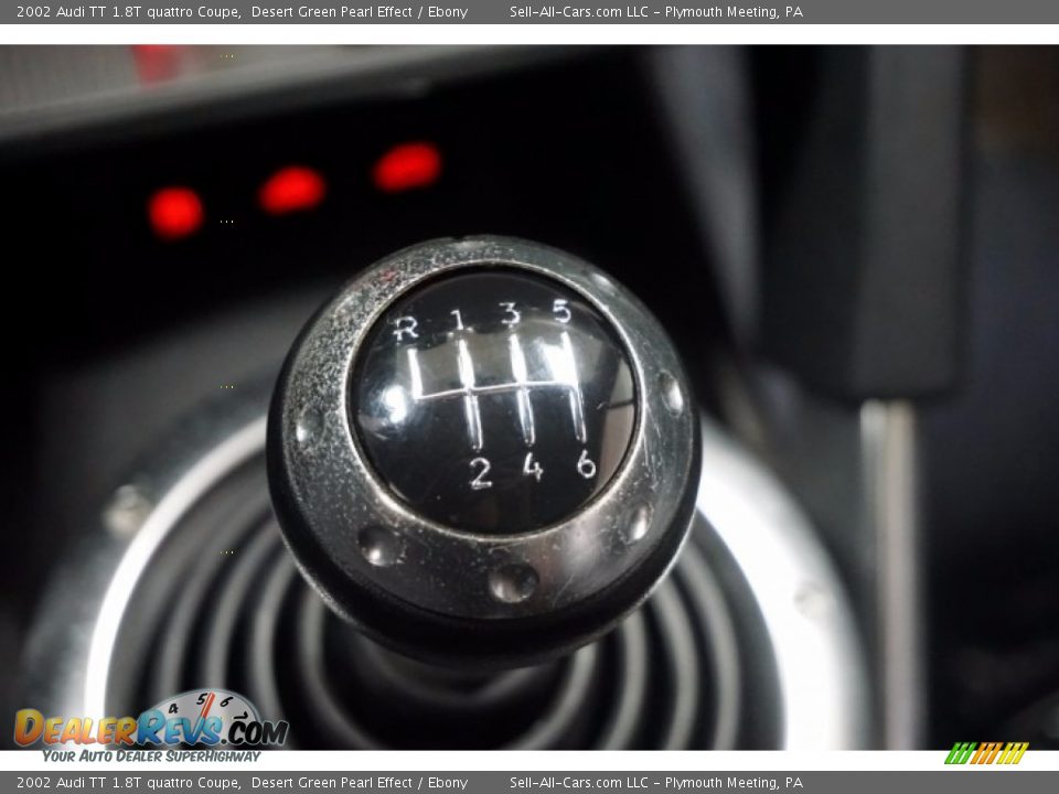 2002 Audi TT 1.8T quattro Coupe Desert Green Pearl Effect / Ebony Photo #34