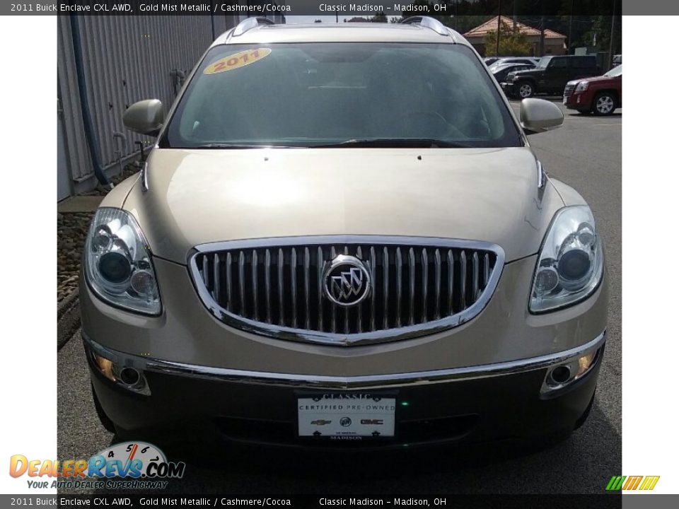 2011 Buick Enclave CXL AWD Gold Mist Metallic / Cashmere/Cocoa Photo #2