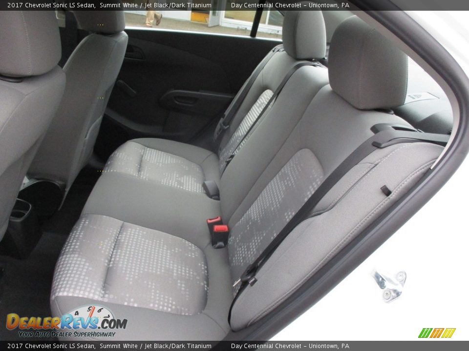 Rear Seat of 2017 Chevrolet Sonic LS Sedan Photo #14