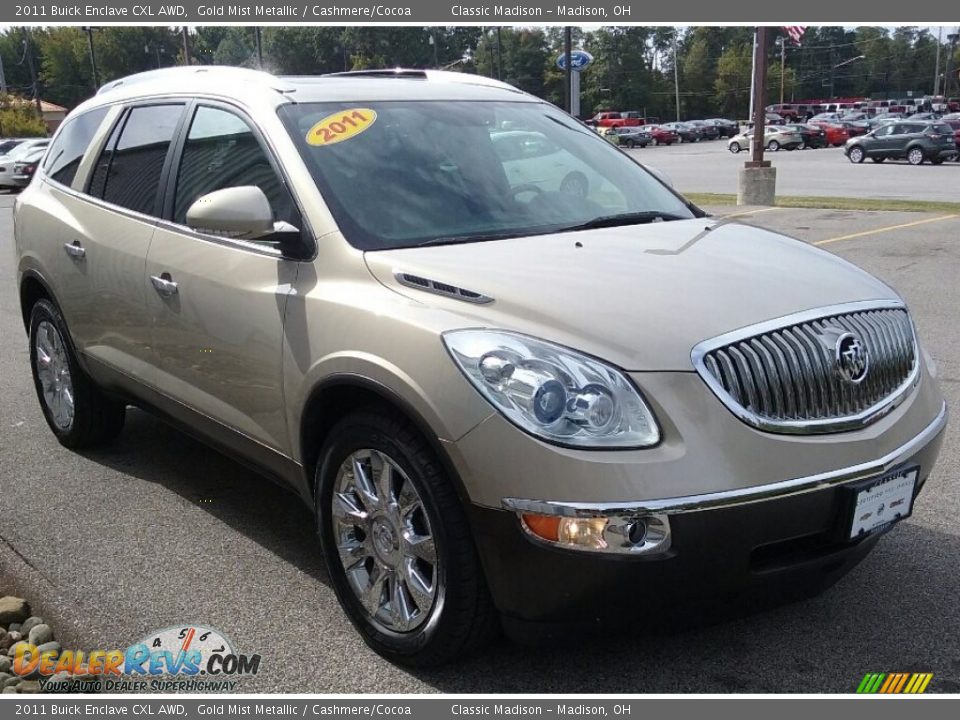 2011 Buick Enclave CXL AWD Gold Mist Metallic / Cashmere/Cocoa Photo #3