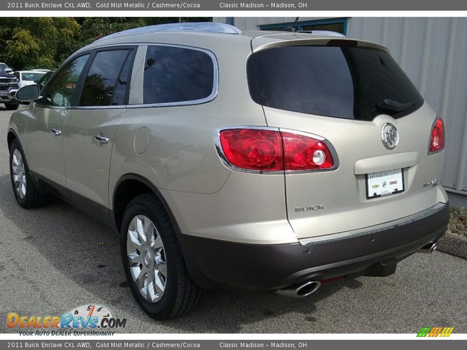 2011 Buick Enclave CXL AWD Gold Mist Metallic / Cashmere/Cocoa Photo #4