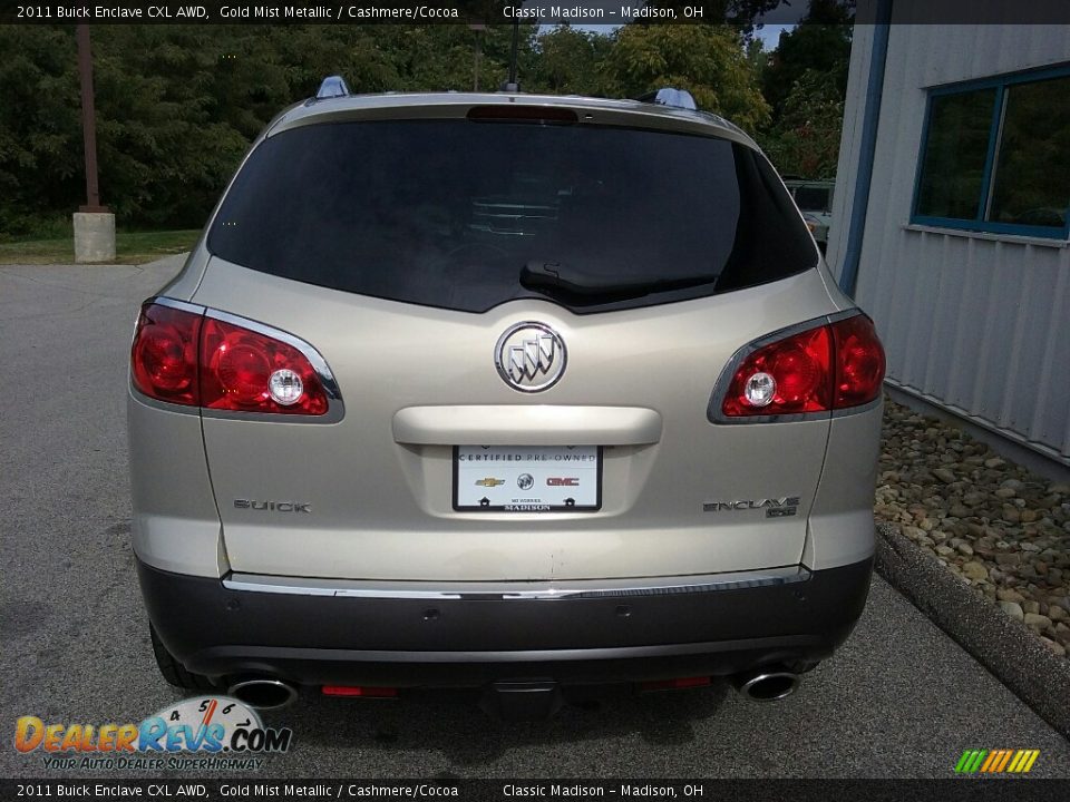 2011 Buick Enclave CXL AWD Gold Mist Metallic / Cashmere/Cocoa Photo #5