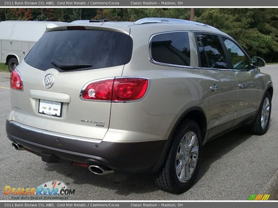 2011 Buick Enclave CXL AWD Gold Mist Metallic / Cashmere/Cocoa Photo #6