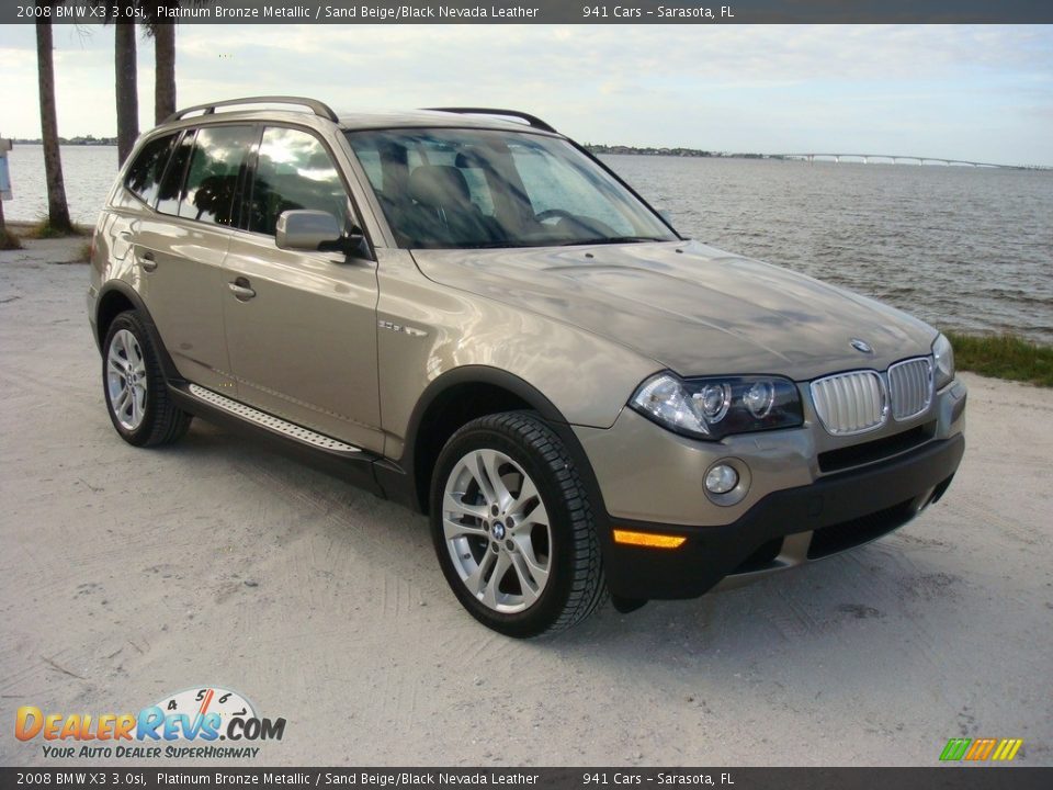 Front 3/4 View of 2008 BMW X3 3.0si Photo #1