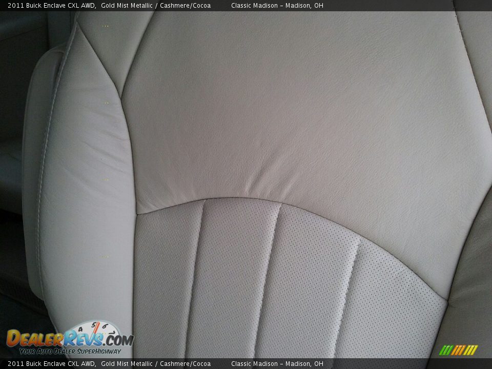 2011 Buick Enclave CXL AWD Gold Mist Metallic / Cashmere/Cocoa Photo #13