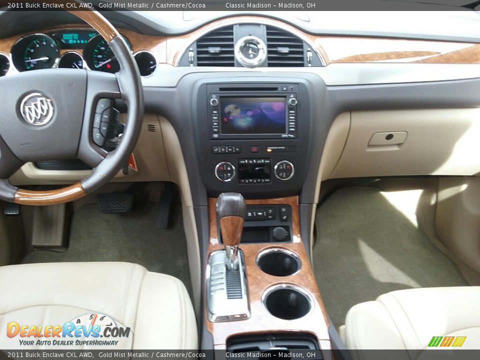2011 Buick Enclave CXL AWD Gold Mist Metallic / Cashmere/Cocoa Photo #14