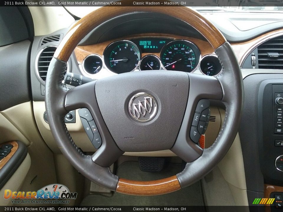 2011 Buick Enclave CXL AWD Gold Mist Metallic / Cashmere/Cocoa Photo #15