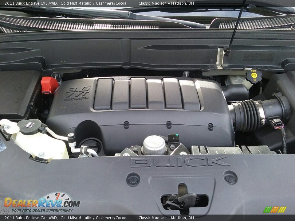 2011 Buick Enclave CXL AWD Gold Mist Metallic / Cashmere/Cocoa Photo #25