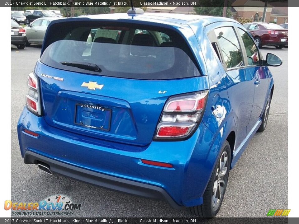 2017 Chevrolet Sonic LT Hatchback Kinetic Blue Metallic / Jet Black Photo #3
