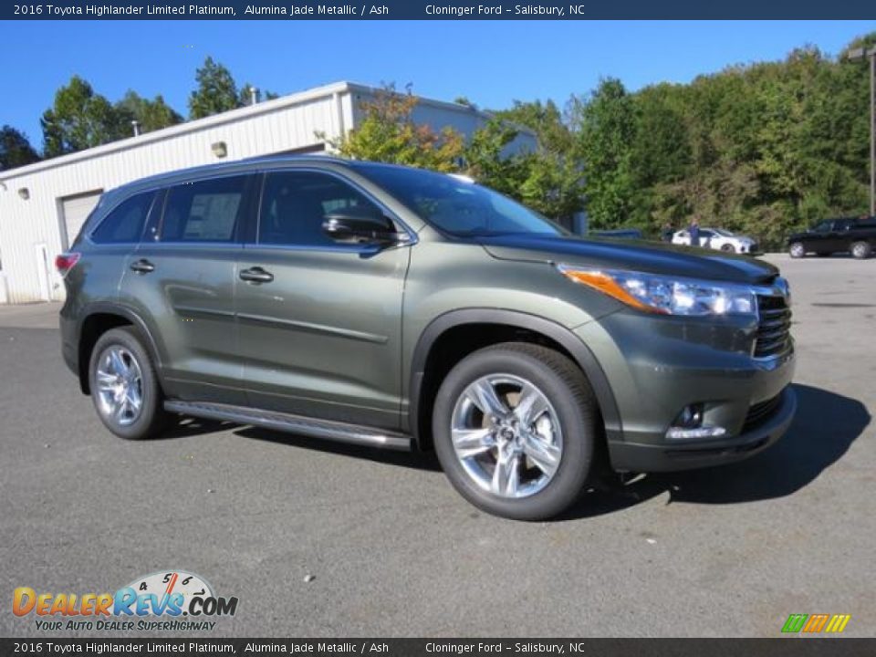 Alumina Jade Metallic 2016 Toyota Highlander Limited Platinum Photo #1