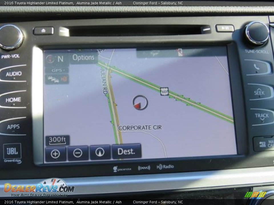 2016 Toyota Highlander Limited Platinum Alumina Jade Metallic / Ash Photo #15