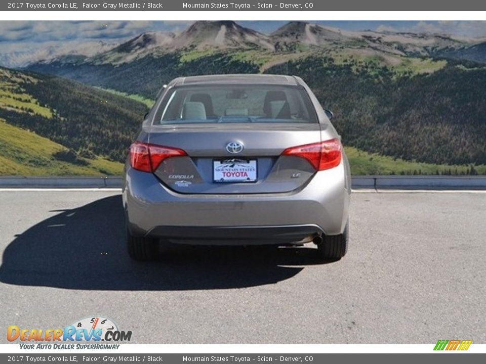2017 Toyota Corolla LE Falcon Gray Metallic / Black Photo #4