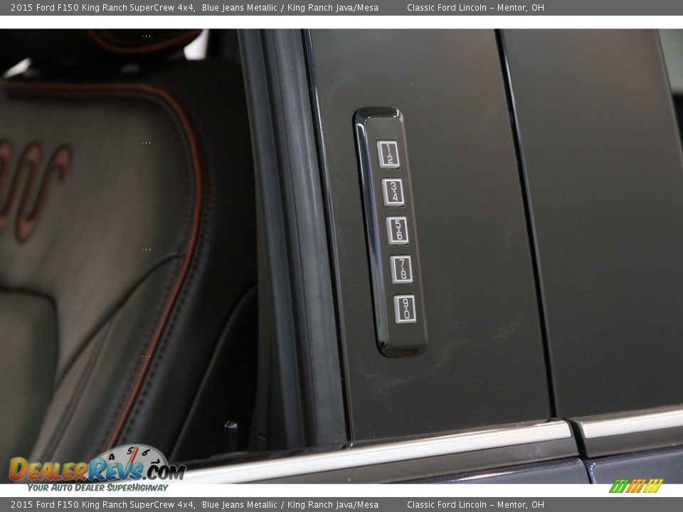 2015 Ford F150 King Ranch SuperCrew 4x4 Blue Jeans Metallic / King Ranch Java/Mesa Photo #4