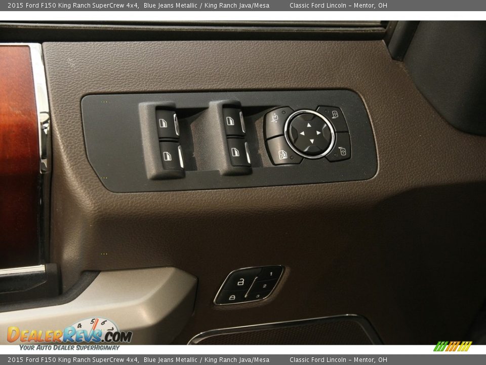 2015 Ford F150 King Ranch SuperCrew 4x4 Blue Jeans Metallic / King Ranch Java/Mesa Photo #6