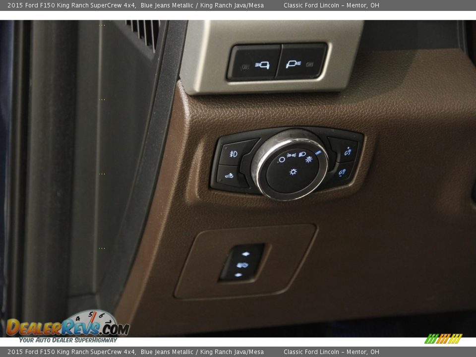 2015 Ford F150 King Ranch SuperCrew 4x4 Blue Jeans Metallic / King Ranch Java/Mesa Photo #7