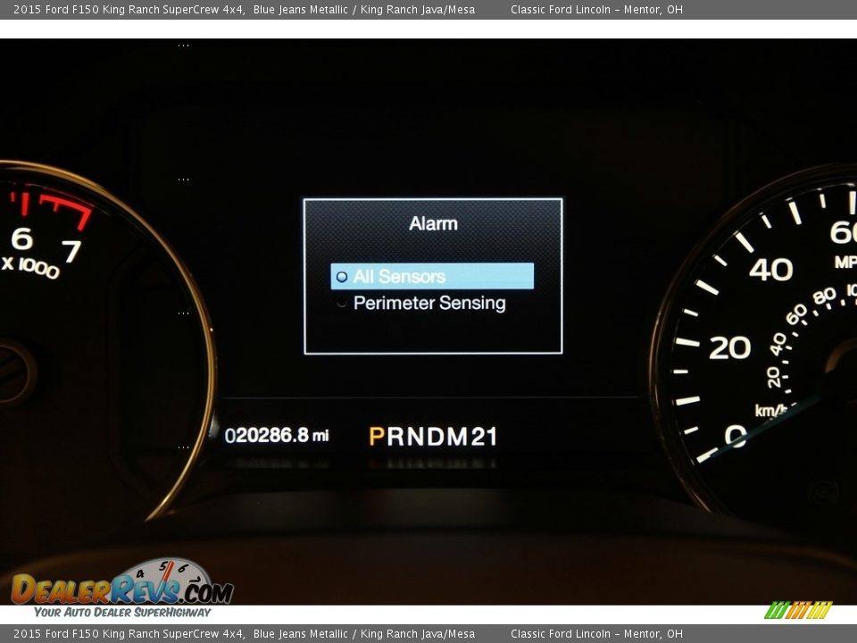 2015 Ford F150 King Ranch SuperCrew 4x4 Blue Jeans Metallic / King Ranch Java/Mesa Photo #13