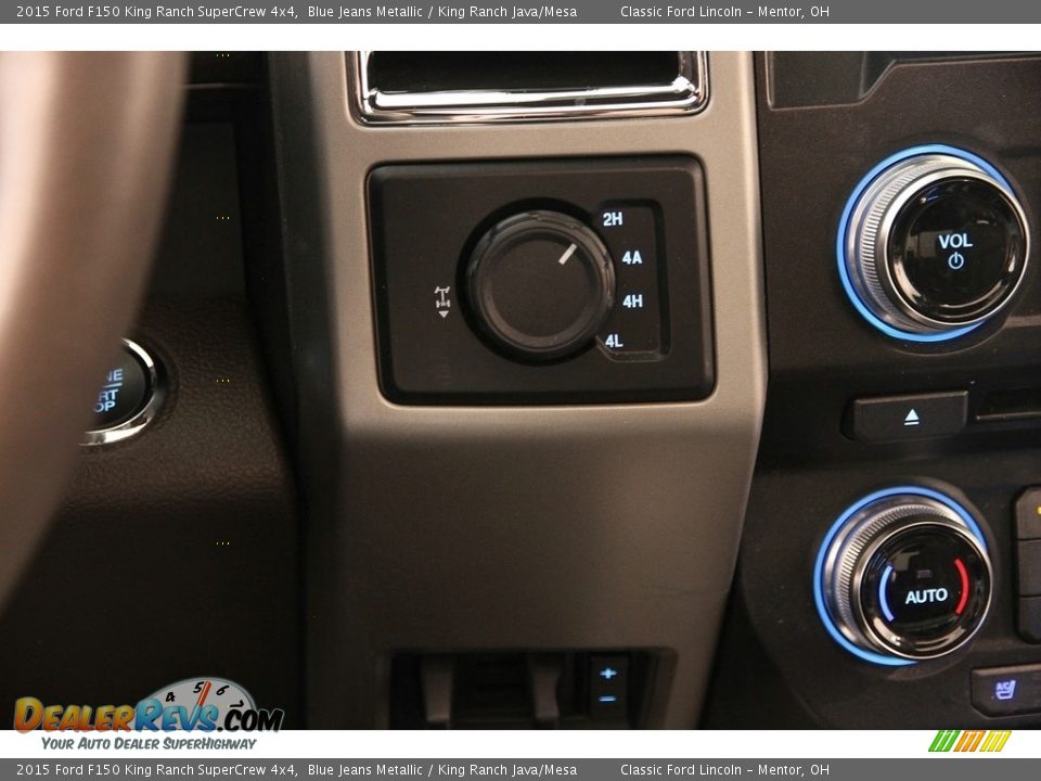 2015 Ford F150 King Ranch SuperCrew 4x4 Blue Jeans Metallic / King Ranch Java/Mesa Photo #16