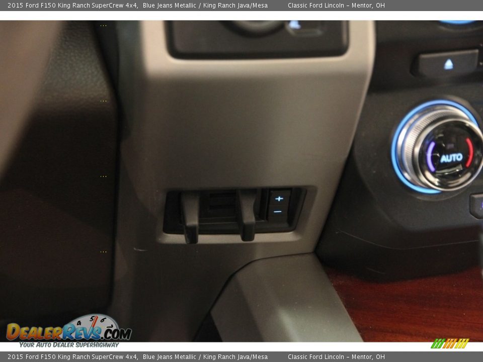 2015 Ford F150 King Ranch SuperCrew 4x4 Blue Jeans Metallic / King Ranch Java/Mesa Photo #17
