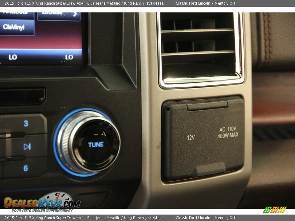 2015 Ford F150 King Ranch SuperCrew 4x4 Blue Jeans Metallic / King Ranch Java/Mesa Photo #18