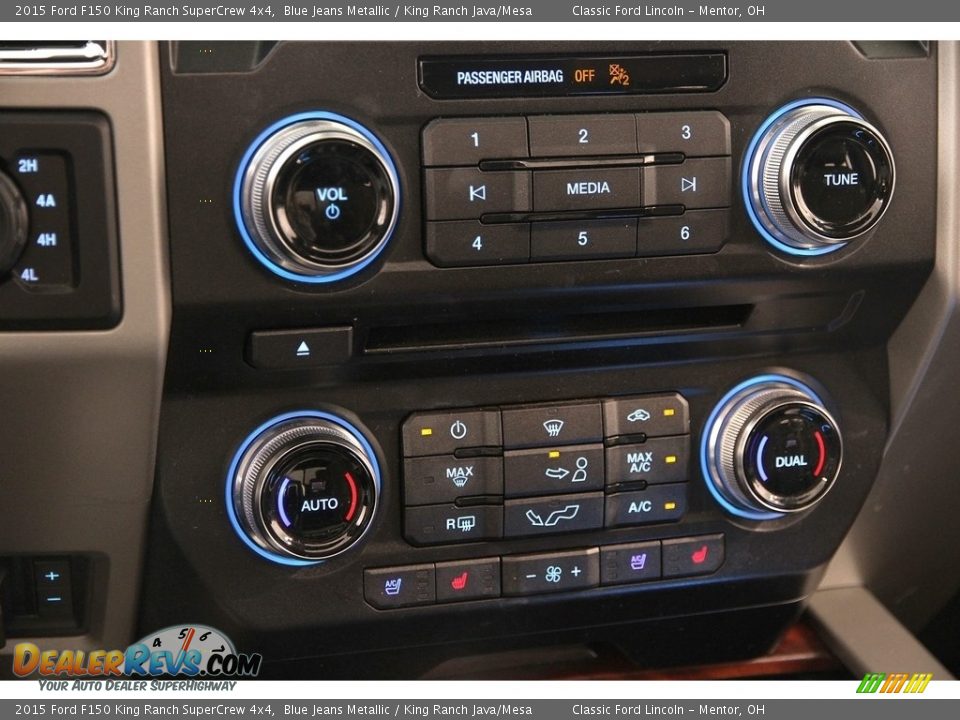 2015 Ford F150 King Ranch SuperCrew 4x4 Blue Jeans Metallic / King Ranch Java/Mesa Photo #19
