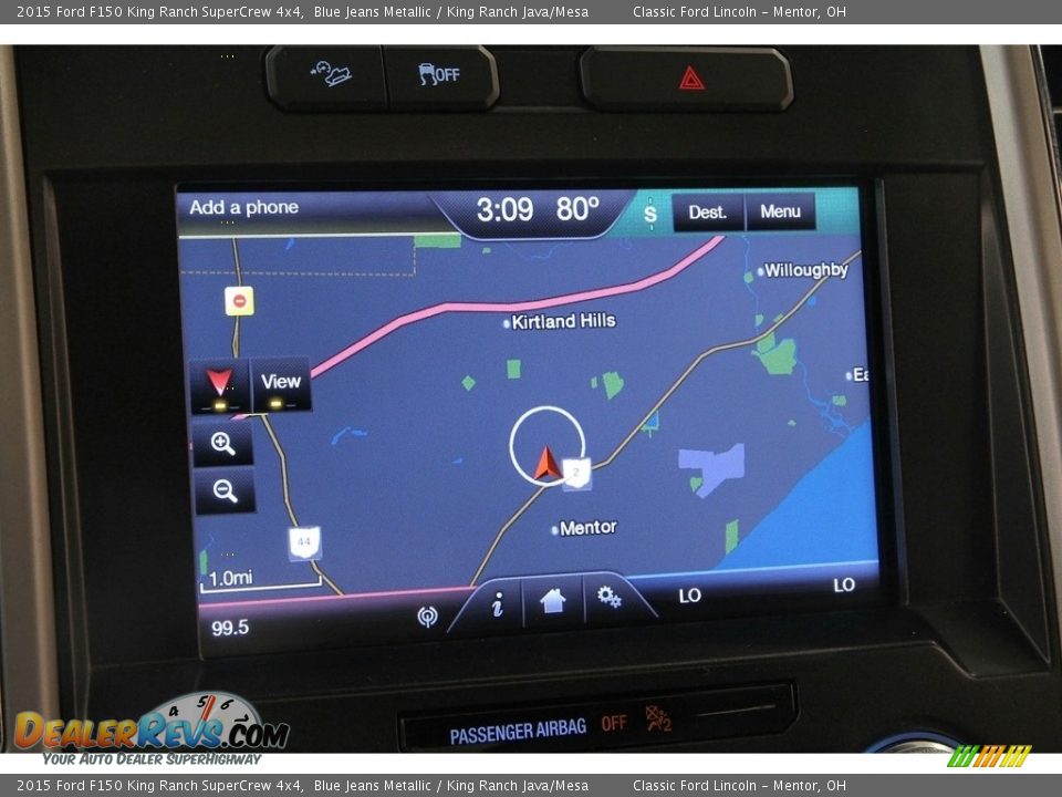 2015 Ford F150 King Ranch SuperCrew 4x4 Blue Jeans Metallic / King Ranch Java/Mesa Photo #23