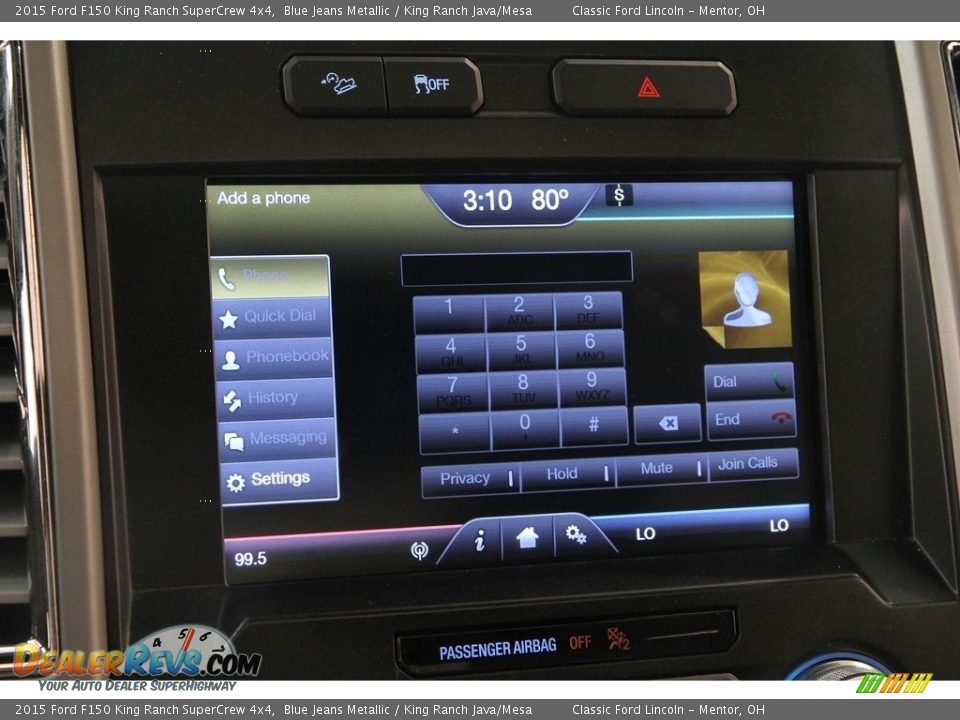 2015 Ford F150 King Ranch SuperCrew 4x4 Blue Jeans Metallic / King Ranch Java/Mesa Photo #24