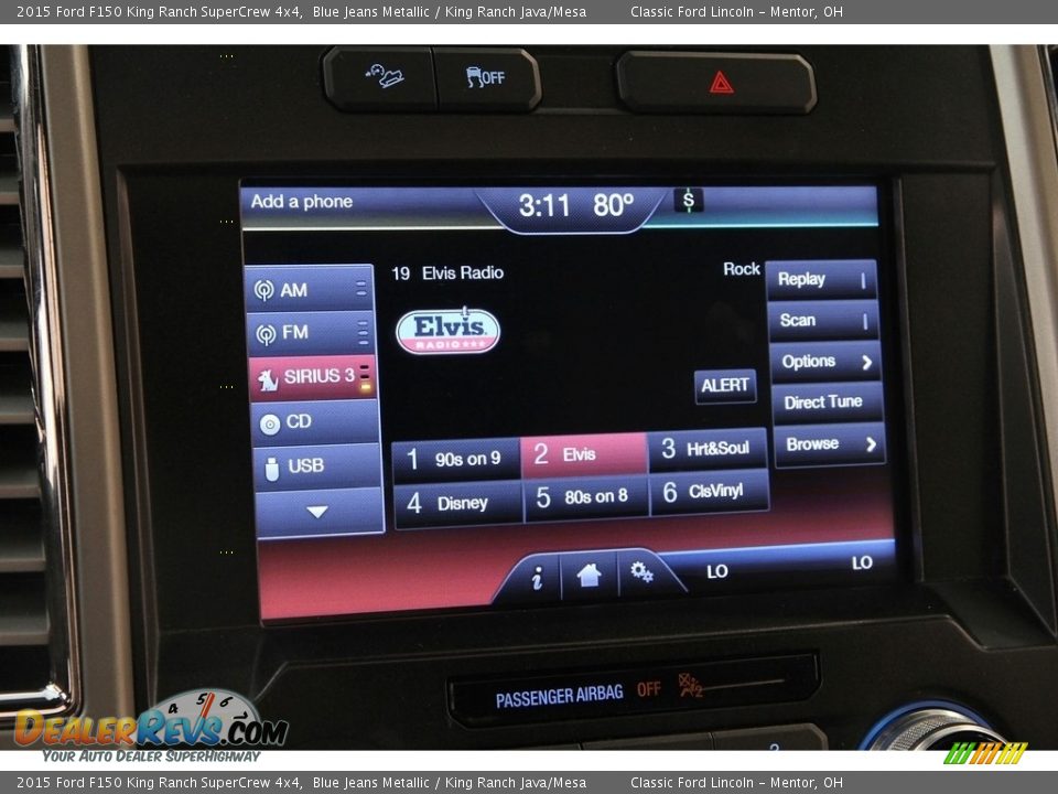 2015 Ford F150 King Ranch SuperCrew 4x4 Blue Jeans Metallic / King Ranch Java/Mesa Photo #26