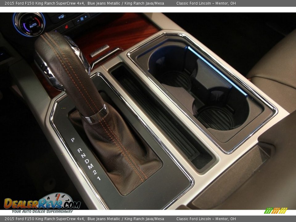 2015 Ford F150 King Ranch SuperCrew 4x4 Blue Jeans Metallic / King Ranch Java/Mesa Photo #27