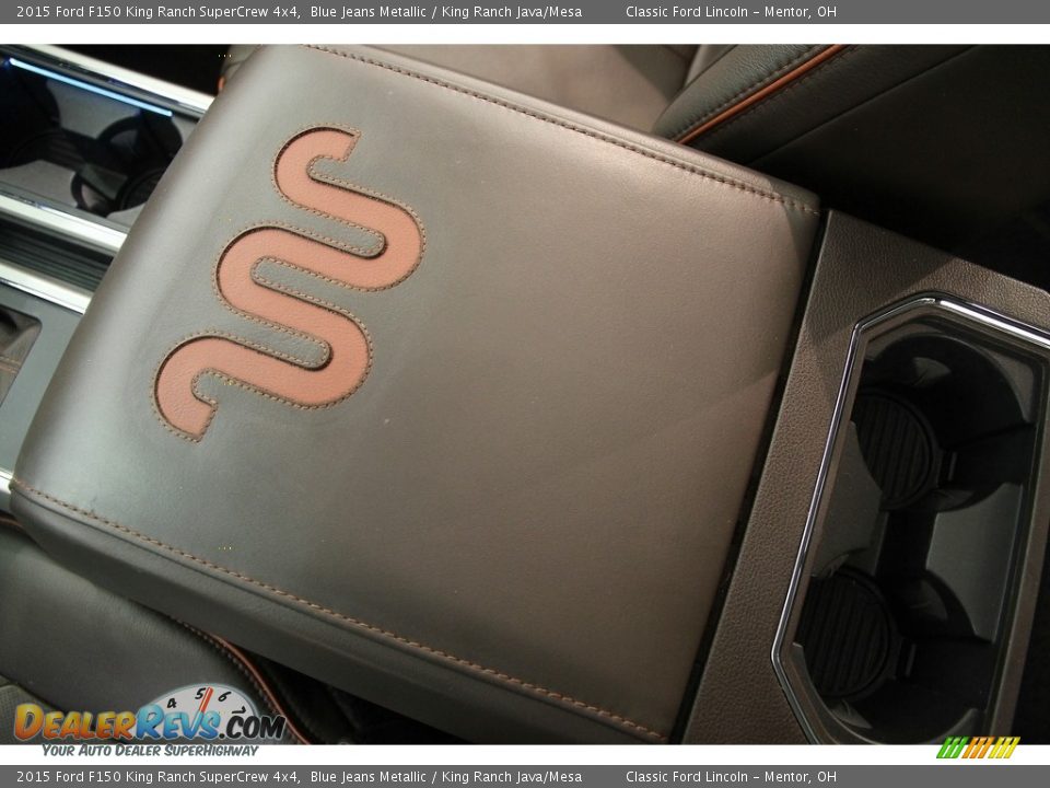 2015 Ford F150 King Ranch SuperCrew 4x4 Blue Jeans Metallic / King Ranch Java/Mesa Photo #28