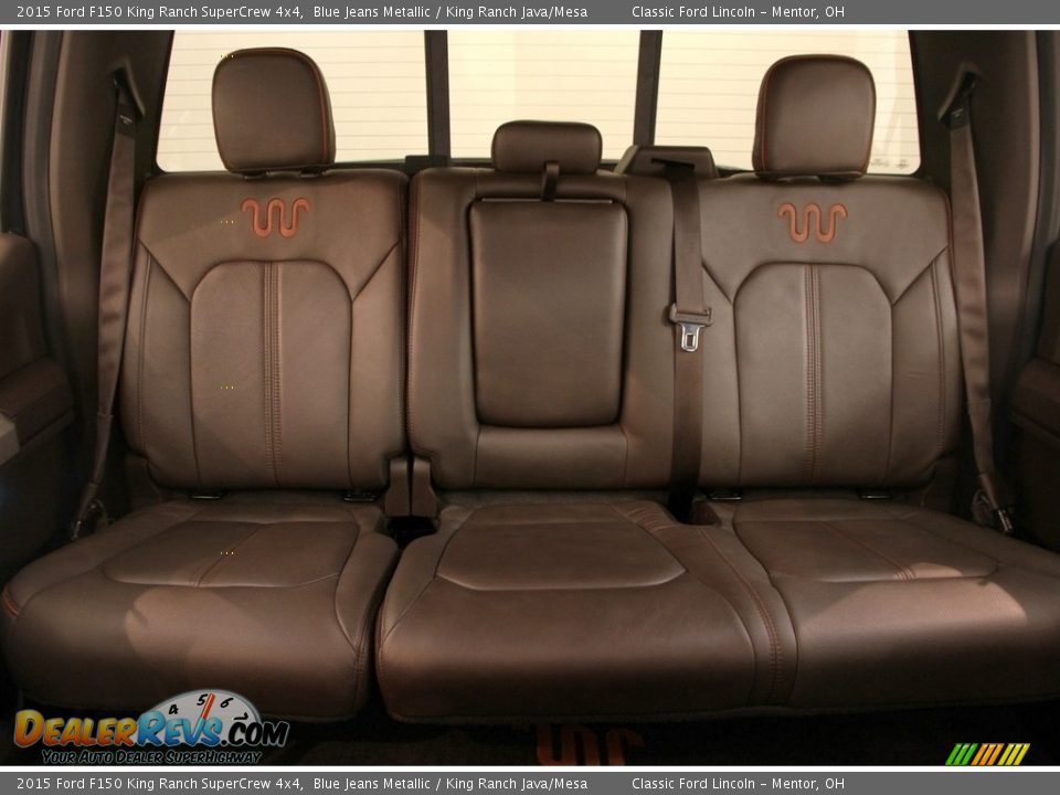 2015 Ford F150 King Ranch SuperCrew 4x4 Blue Jeans Metallic / King Ranch Java/Mesa Photo #32