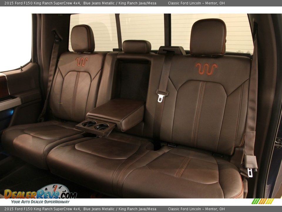 2015 Ford F150 King Ranch SuperCrew 4x4 Blue Jeans Metallic / King Ranch Java/Mesa Photo #33