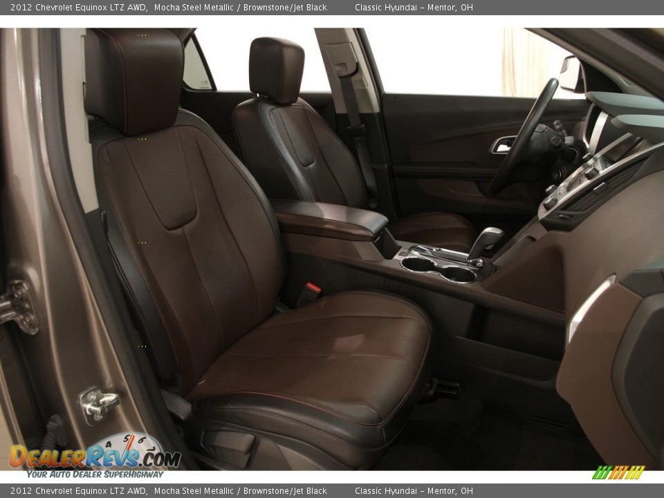 2012 Chevrolet Equinox LTZ AWD Mocha Steel Metallic / Brownstone/Jet Black Photo #14