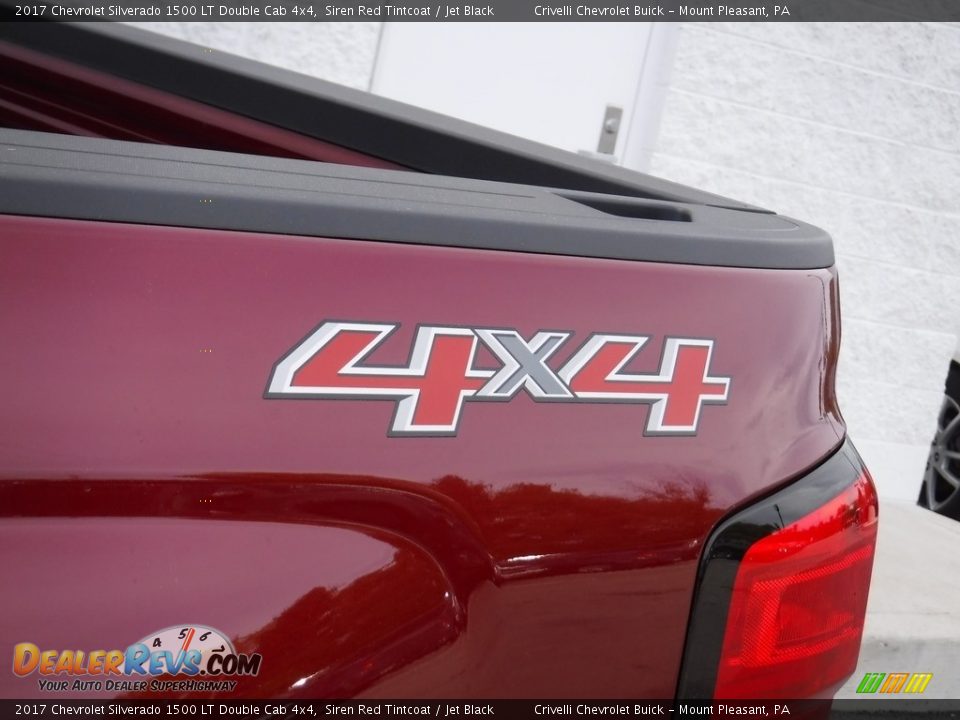 2017 Chevrolet Silverado 1500 LT Double Cab 4x4 Siren Red Tintcoat / Jet Black Photo #4