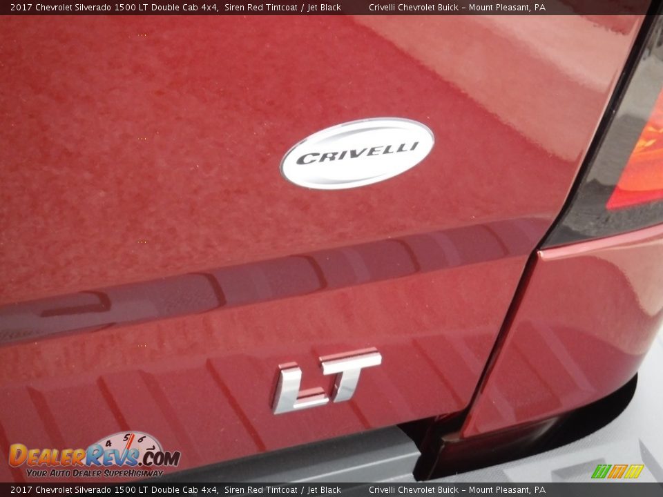 2017 Chevrolet Silverado 1500 LT Double Cab 4x4 Siren Red Tintcoat / Jet Black Photo #8