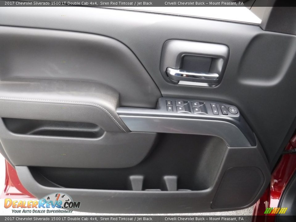 2017 Chevrolet Silverado 1500 LT Double Cab 4x4 Siren Red Tintcoat / Jet Black Photo #11