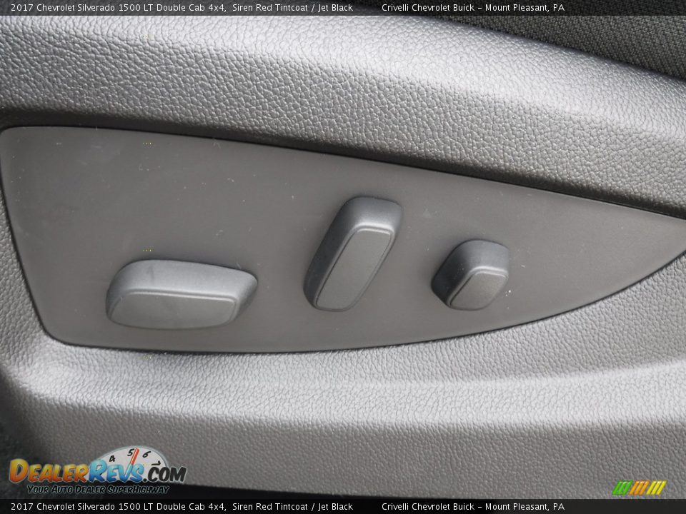 2017 Chevrolet Silverado 1500 LT Double Cab 4x4 Siren Red Tintcoat / Jet Black Photo #13