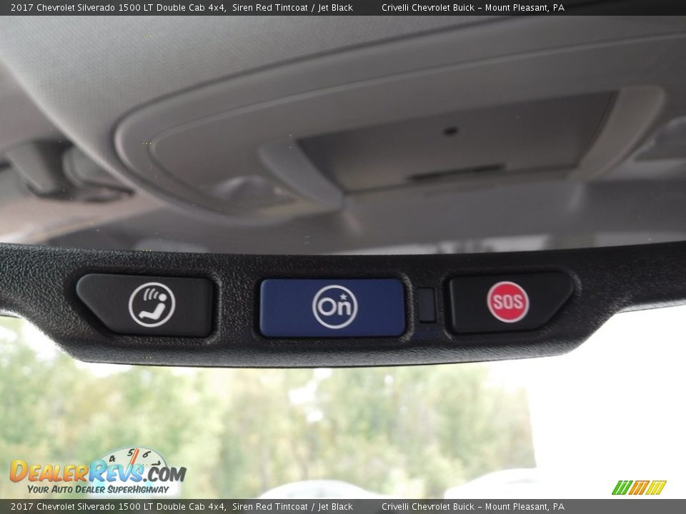 2017 Chevrolet Silverado 1500 LT Double Cab 4x4 Siren Red Tintcoat / Jet Black Photo #16