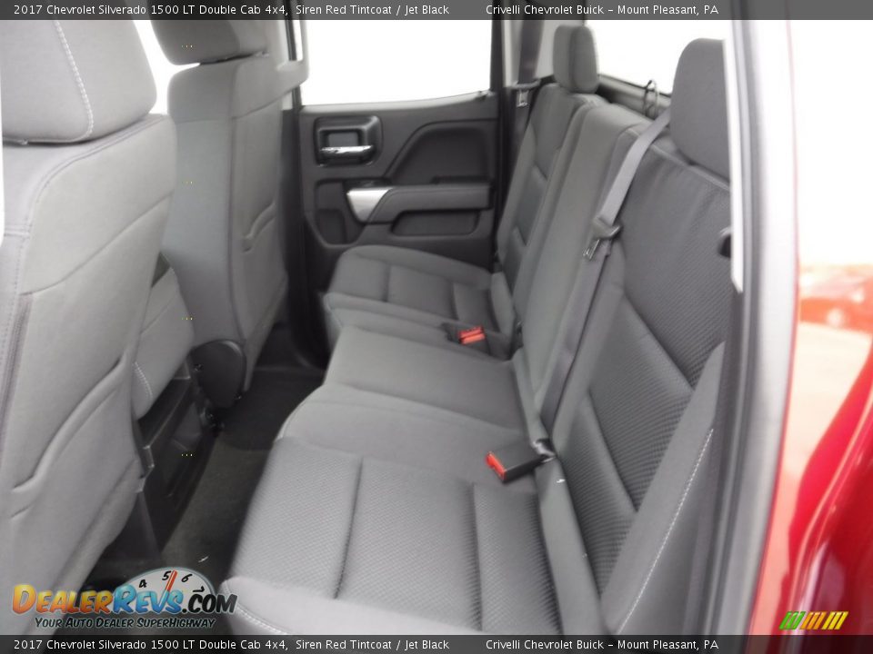 2017 Chevrolet Silverado 1500 LT Double Cab 4x4 Siren Red Tintcoat / Jet Black Photo #17