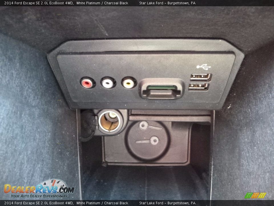 2014 Ford Escape SE 2.0L EcoBoost 4WD White Platinum / Charcoal Black Photo #19