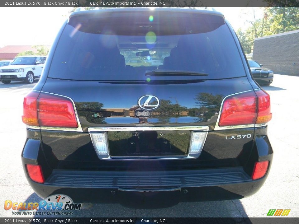 2011 Lexus LX 570 Black Onyx / Black Photo #9