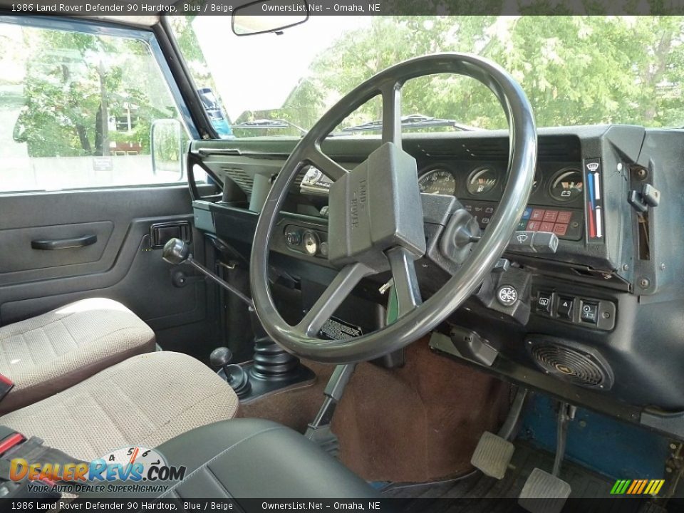 Dashboard of 1986 Land Rover Defender 90 Hardtop Photo #8