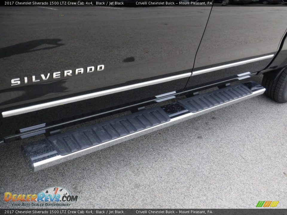 2017 Chevrolet Silverado 1500 LTZ Crew Cab 4x4 Black / Jet Black Photo #4