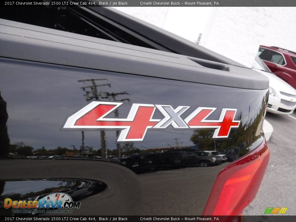 2017 Chevrolet Silverado 1500 LTZ Crew Cab 4x4 Black / Jet Black Photo #5