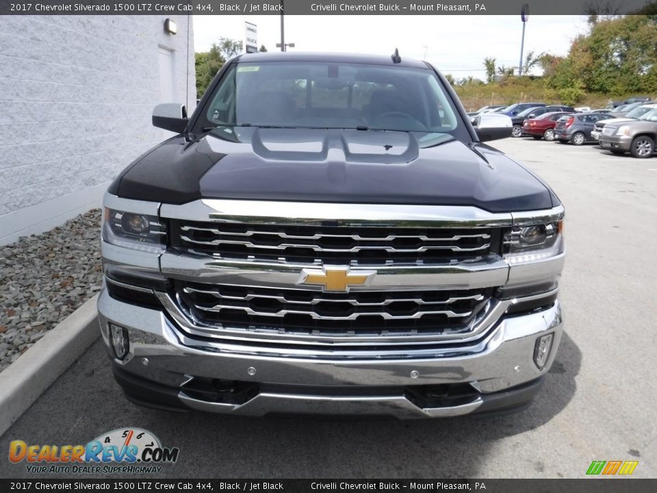 2017 Chevrolet Silverado 1500 LTZ Crew Cab 4x4 Black / Jet Black Photo #6