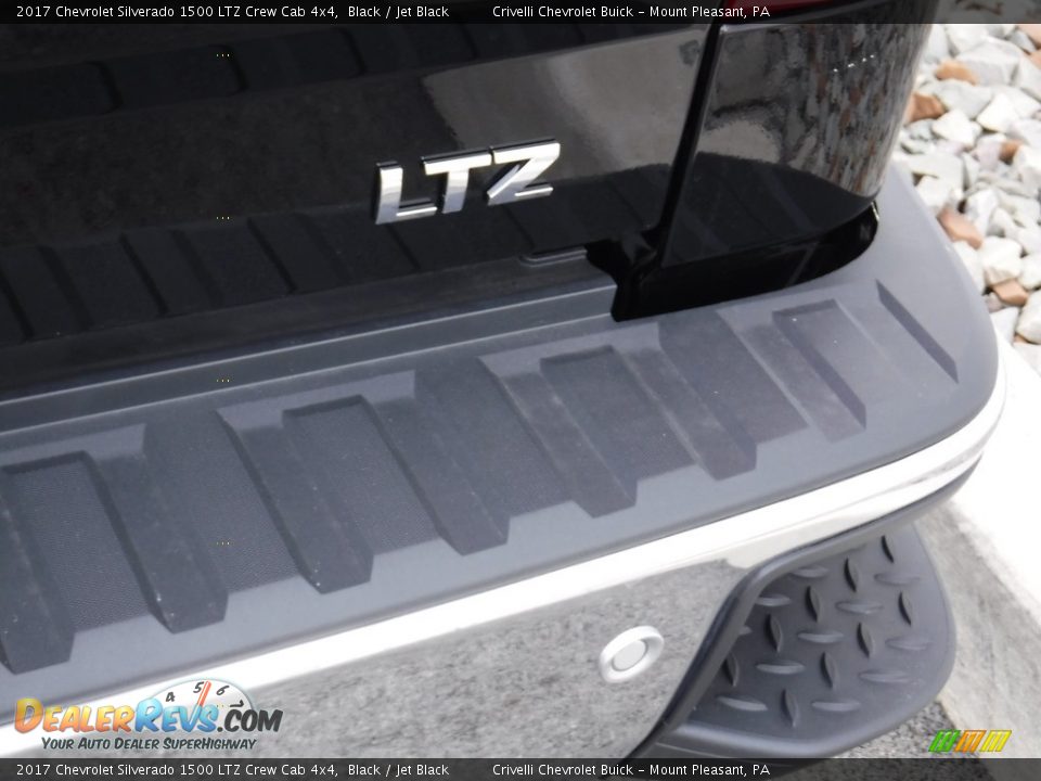 2017 Chevrolet Silverado 1500 LTZ Crew Cab 4x4 Black / Jet Black Photo #9
