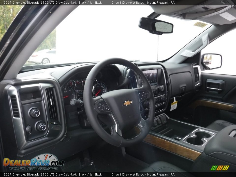 Dashboard of 2017 Chevrolet Silverado 1500 LTZ Crew Cab 4x4 Photo #10